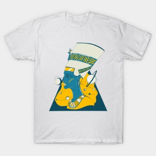 Retro Wave Nefertiti and The Stars T-Shirt